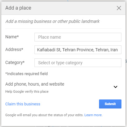 چگونه تحریم نقشه گوگل را در دامنه های ir. سایت های جوملا دور بزنیم ؟