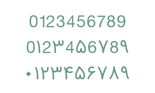 چگونه اعداد را در جوملا بصورت فارسی بنویسیم
